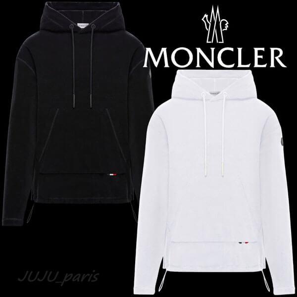 モンクレール 偽物 Moncler★2020SS★袖ロゴダウン★フリース地フーディ★100811